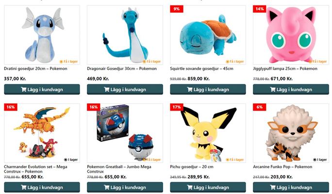 Pokémon Leksaker: En Fantasifull Värld för Barn i Sverige