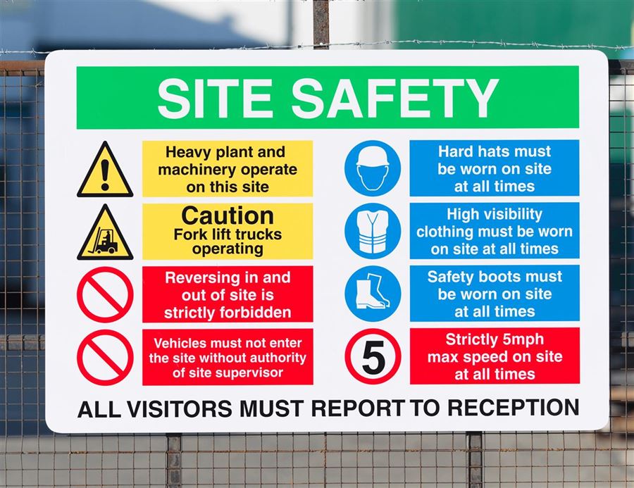 Skab et uimodståeligt første indtryk: opdag vores imponerende byggepladsskilte